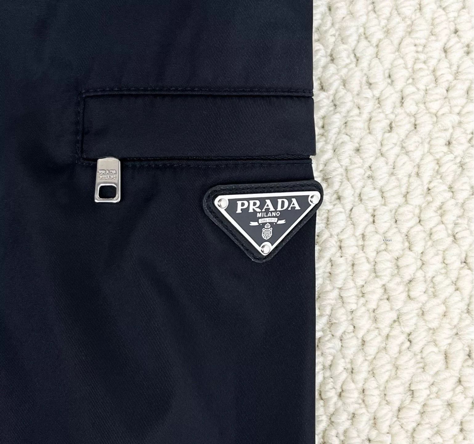 Prada Prada Black Recycled Nylon Shirt Dress Size US XS / EU 42 / 0 - 5 Thumbnail