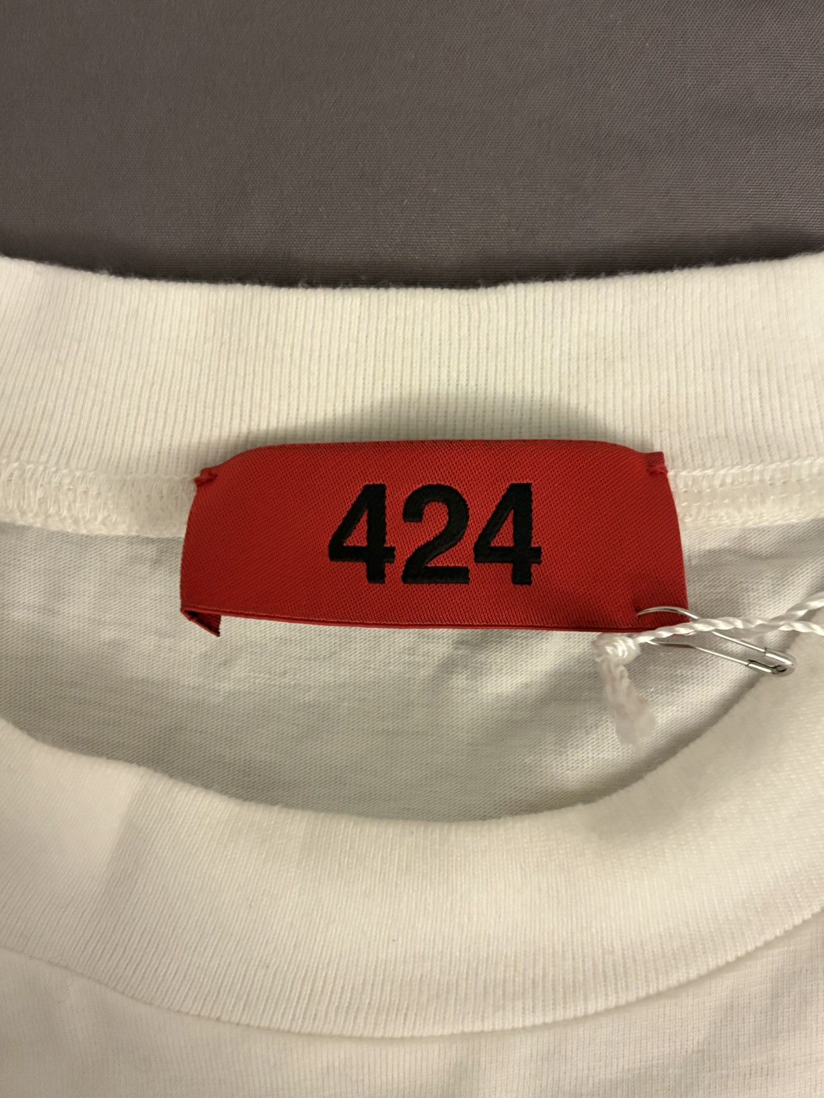 424 424 Cali T-Shirt Salt White Print Size US L / EU 52-54 / 3 - 4 Thumbnail