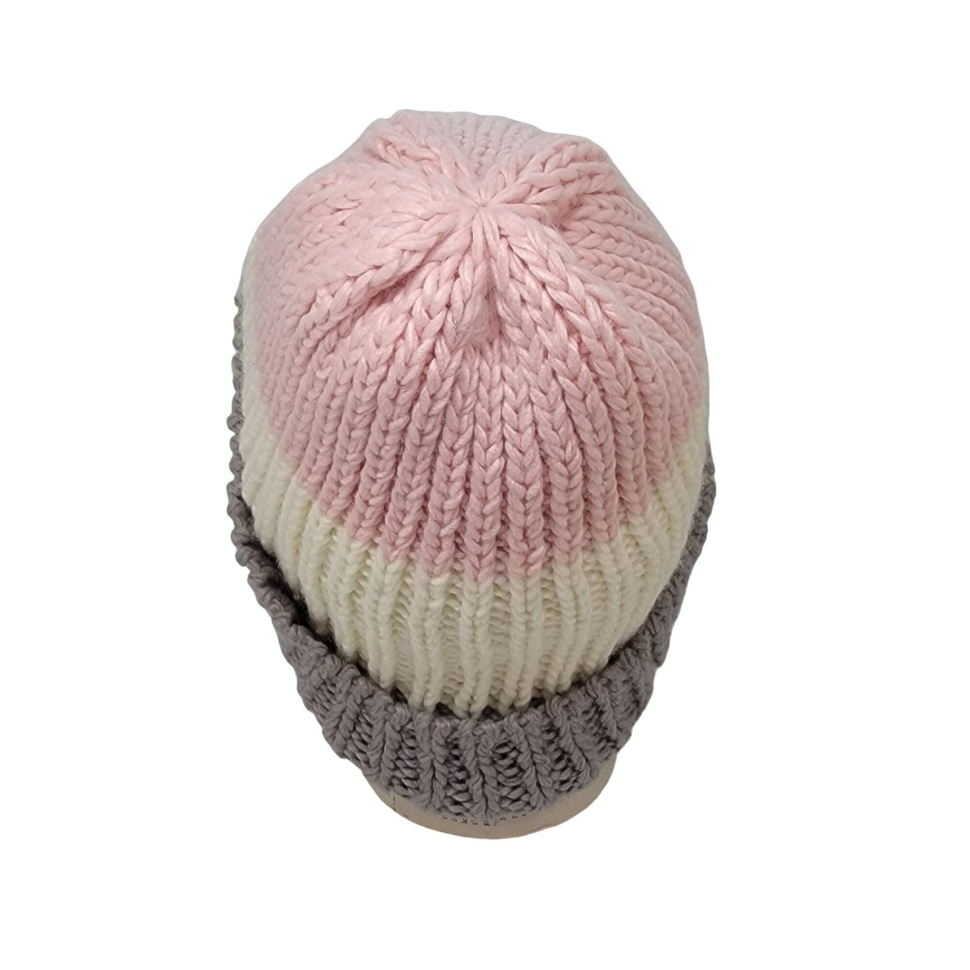 Other ⭐Tasha One Size Women's Tricolor striped Knit Rib Cuff Beani Size ONE SIZE - 3 Thumbnail