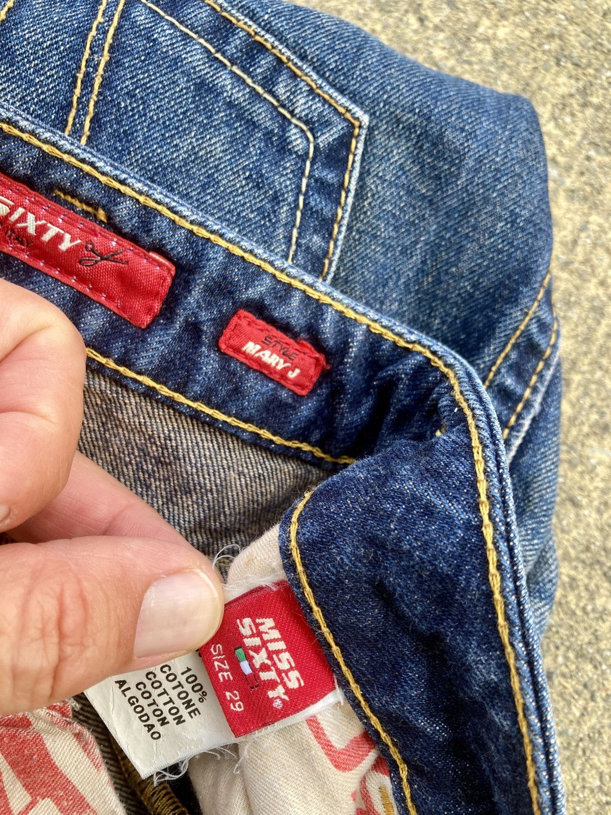 Miss Sixty × Vintage Miss Sixty low-rise flare y2k jeans W29 Size 29" - 4 Thumbnail