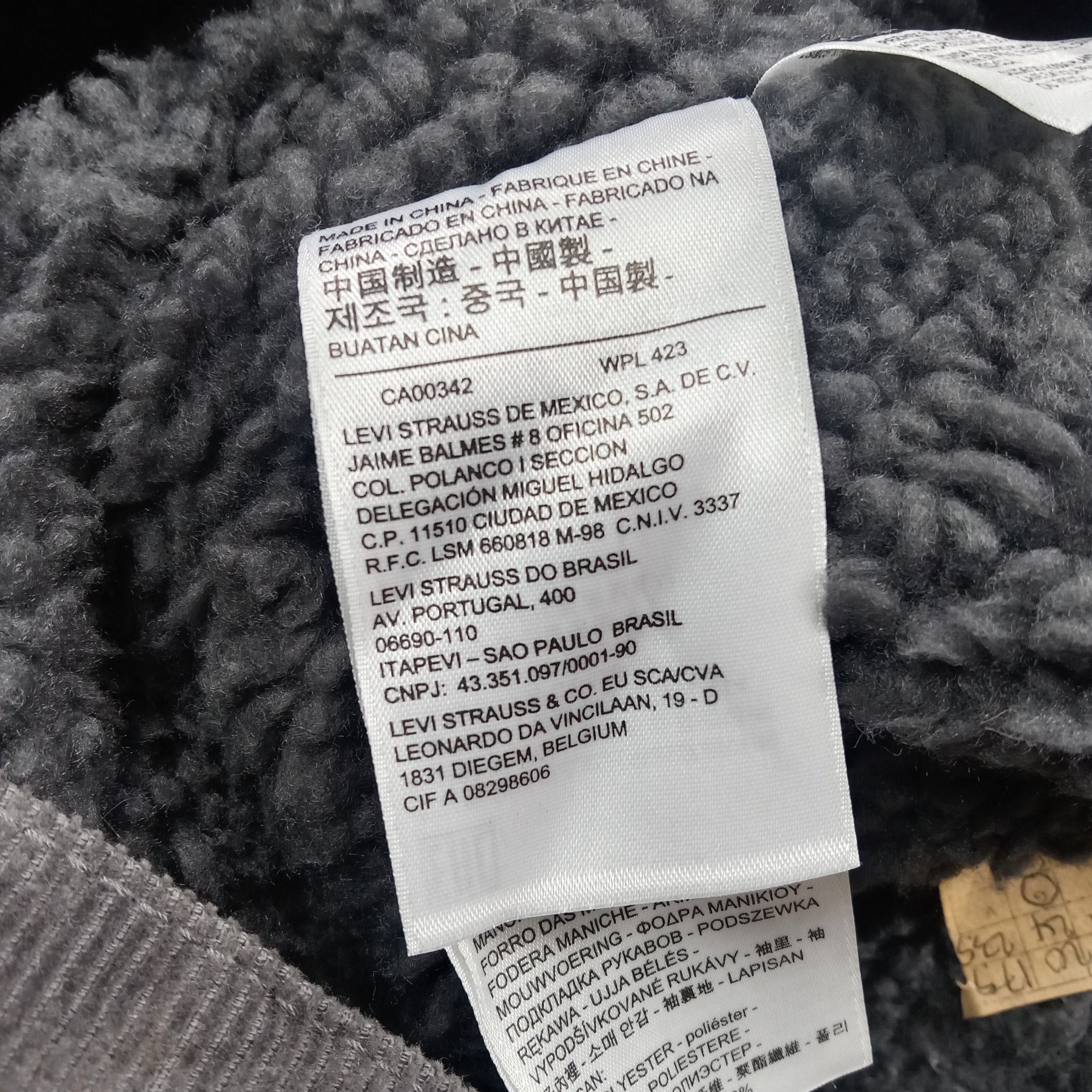 Levi's Levi’s Sherpa Lined Corduroy Trucker Jacket C279N25 Size US S / EU 44-46 / 1 - 8 Thumbnail