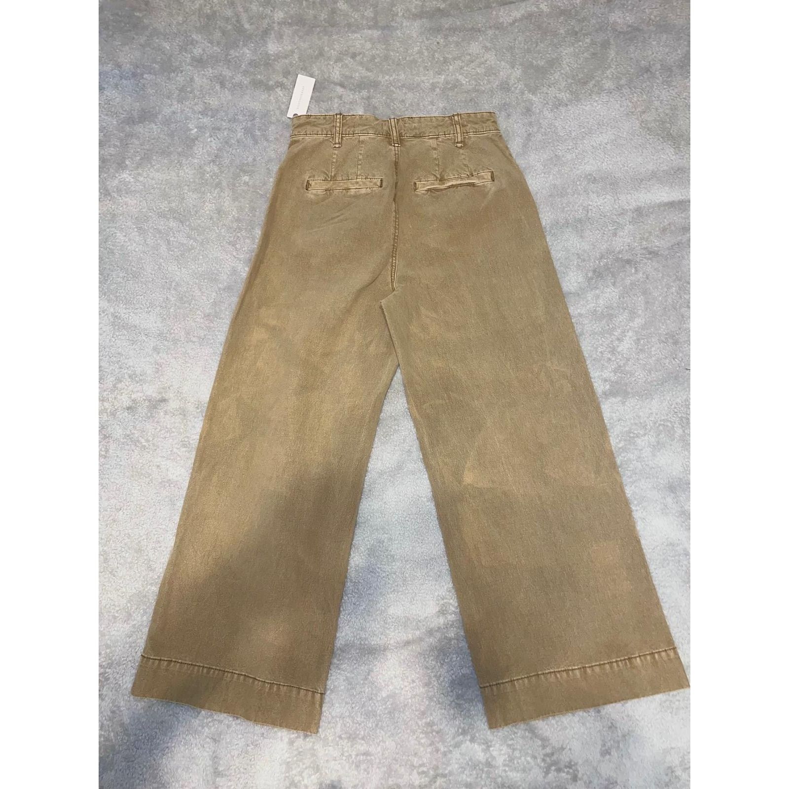 Anthropologie Anthropologie Pilcro - Cropped Wide-Leg / 28 / Taupe / NWT Size 28" / US 6 / IT 42 - 3 Thumbnail