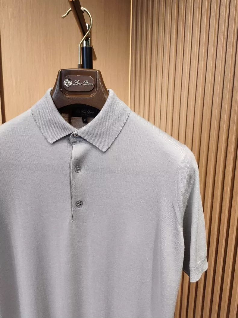 Loro Piana LORO PIANA Sheared wool for knit Polo shirt Size US L / EU 52-54 / 3 - 3 Thumbnail