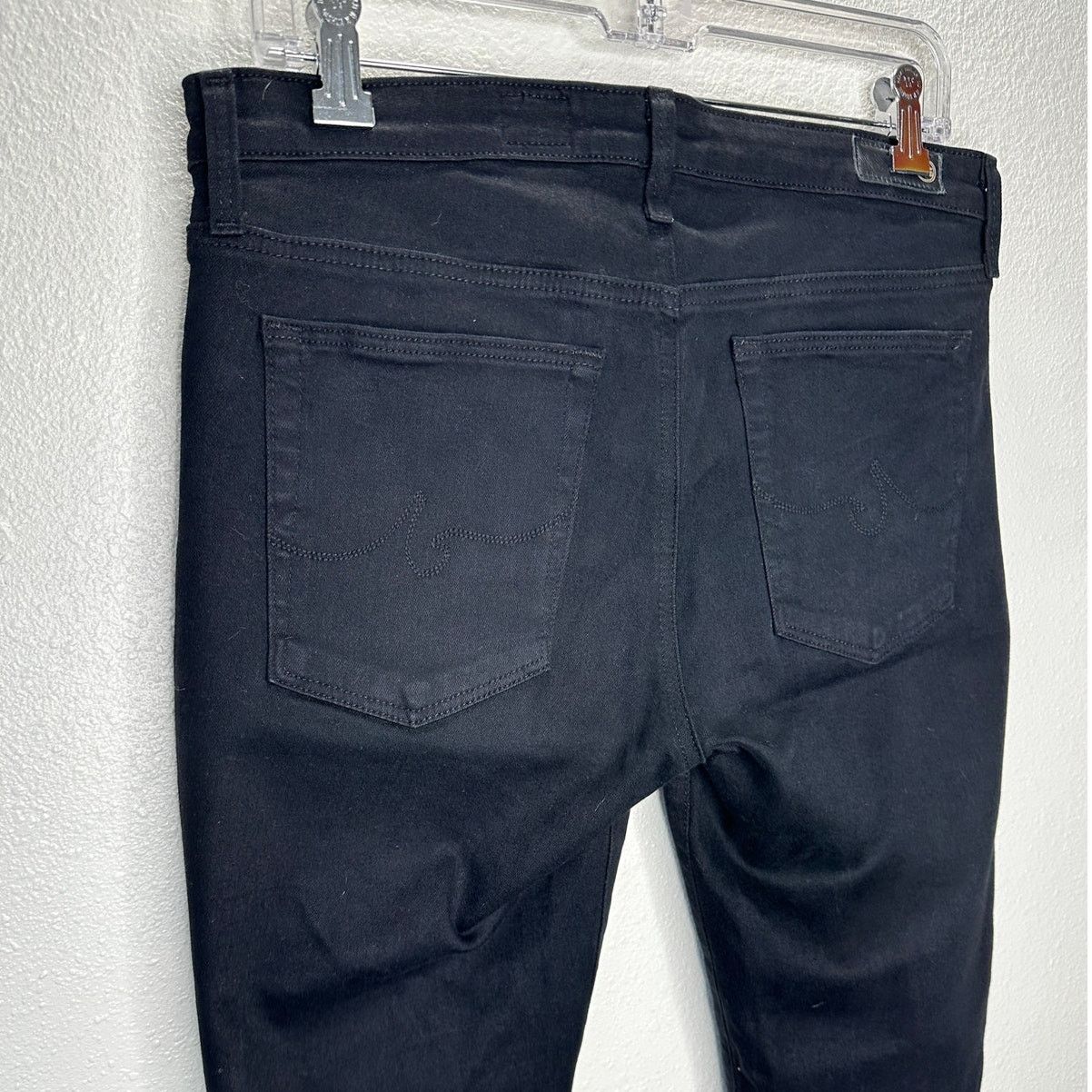 AG Adriano Goldschmied AG Black The Prima Ankle Cigarette Ankle Skinny Jean 30 Size 30" / US 8 / IT 44 - 6 Thumbnail