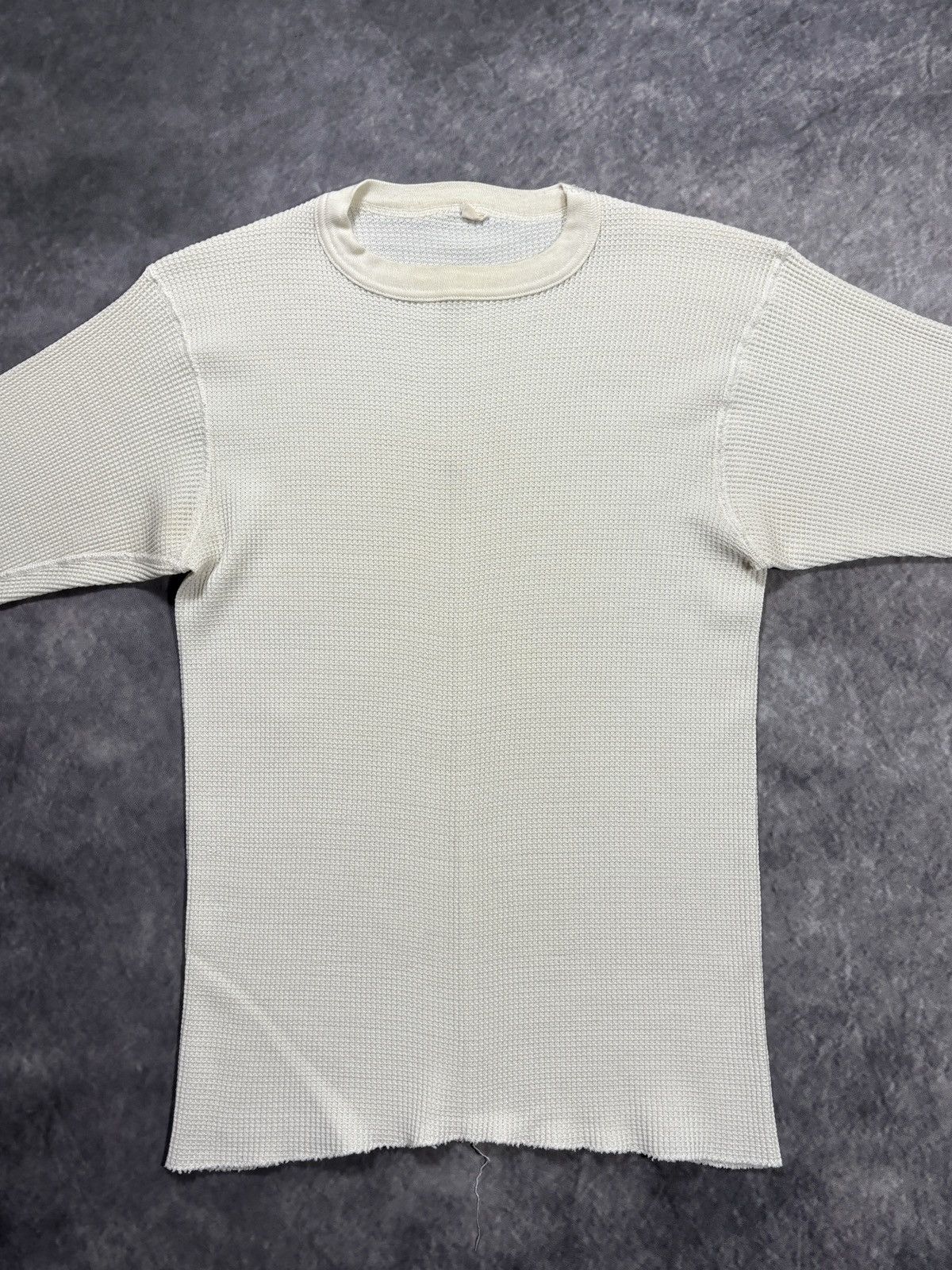 Vintage 1970s Thermal True Vintage Fruit of the Loom Blank Waffle Size US S / EU 44-46 / 1 - 7 Thumbnail