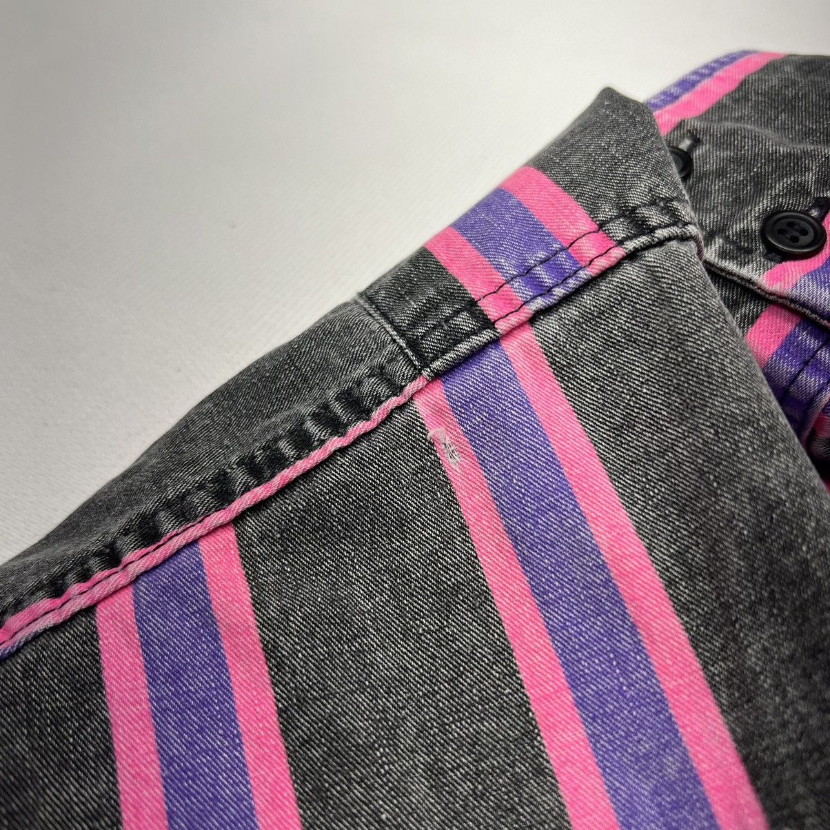 Vintage × Wrangler Wrangler Brushpopper Shirt 15.5 33 Pink Purple Western Rodeo Size US M / EU 48-50 / 2 - 10 Thumbnail