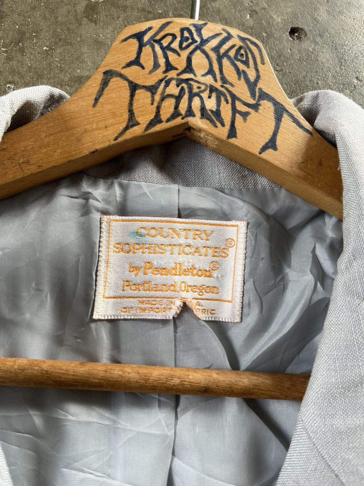 Pendleton × Vintage VINTAGE PENDELTON HALF BUTTON BLAZER JACKET USA Size US M / EU 48-50 / 2 - 5 Thumbnail