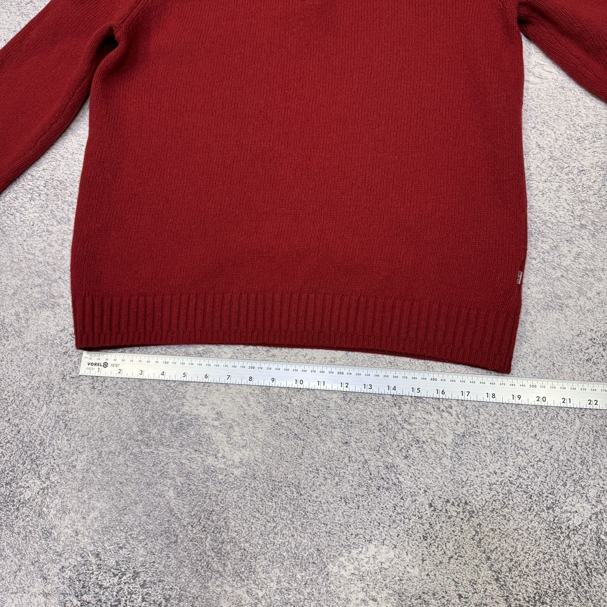 Napapijri Napapijri Wool Blend 1/4 Zip Knit Sweater Red L size Size US L / EU 52-54 / 3 - 13 Thumbnail