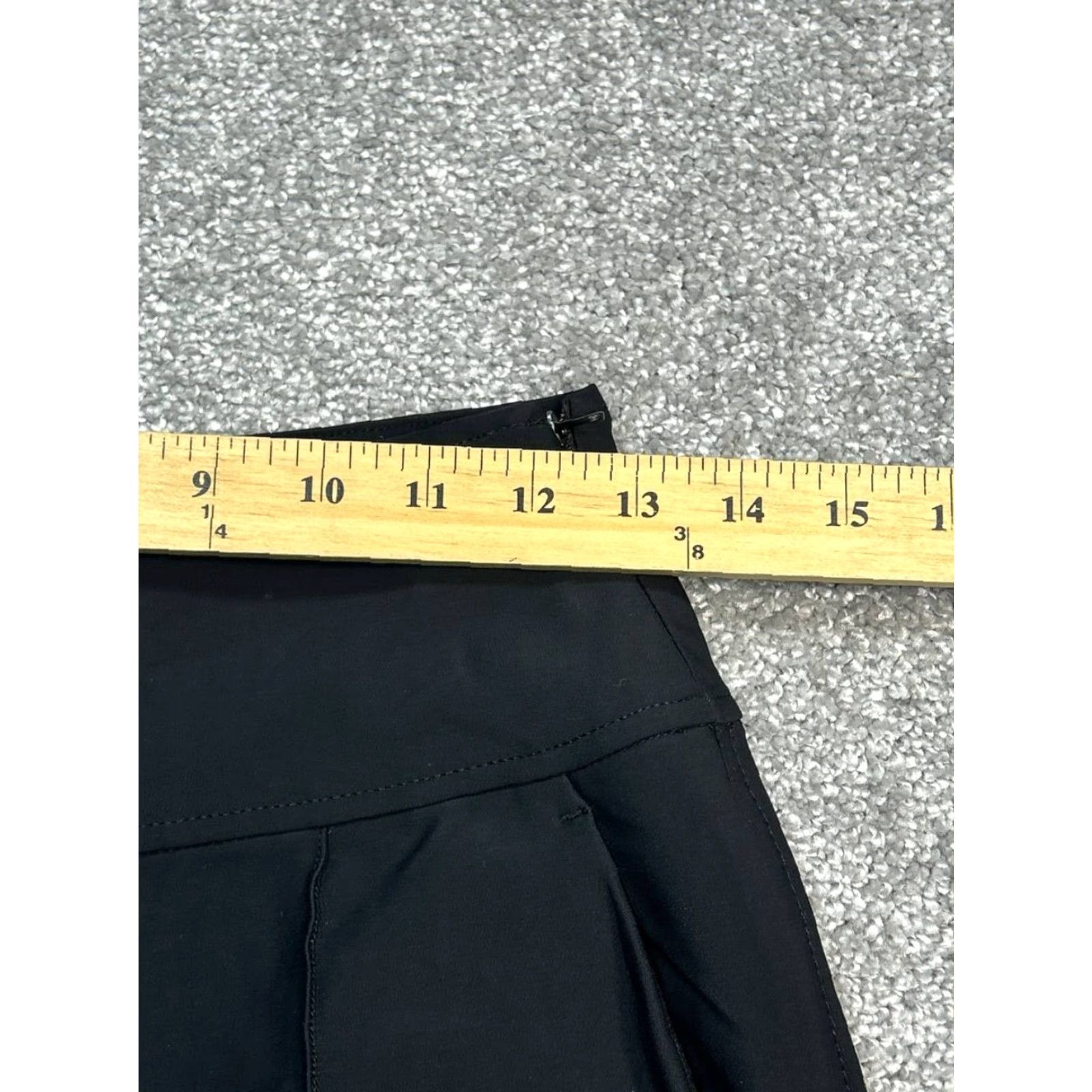 Athleta Athleta Pants Women 2 Black Pleated High Rise Wide-Leg Side Zip Size 26" / US 2 / IT 38 - 5 Thumbnail