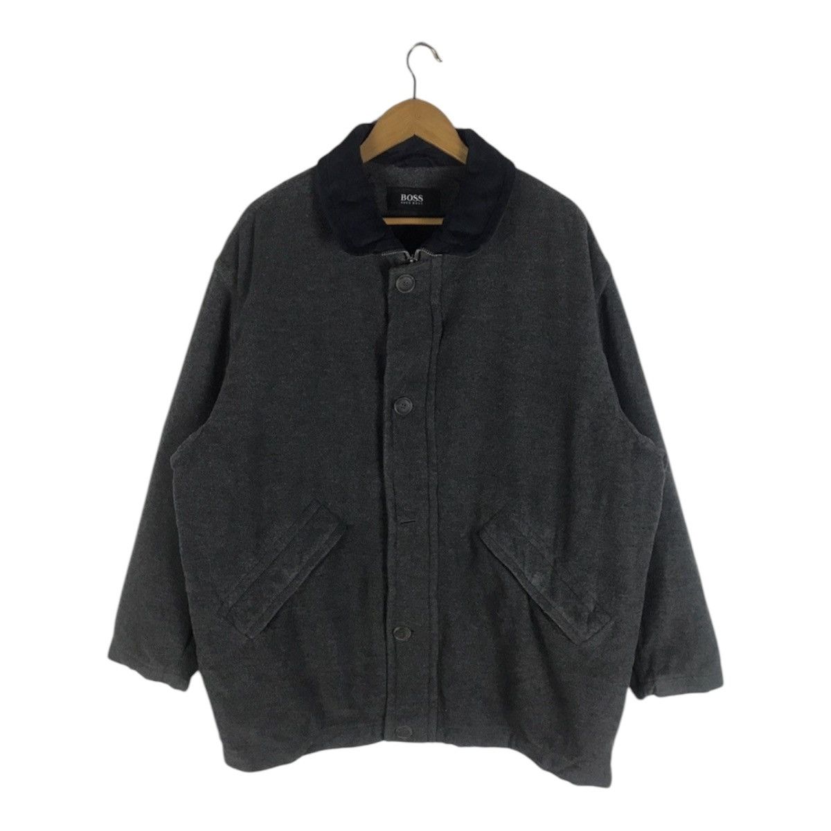 Hugo Boss 🔥Rare🔥Vintage Boss Hugo Boss Wool Coat Size US M / EU 48-50 / 2 - 1 Thumbnail