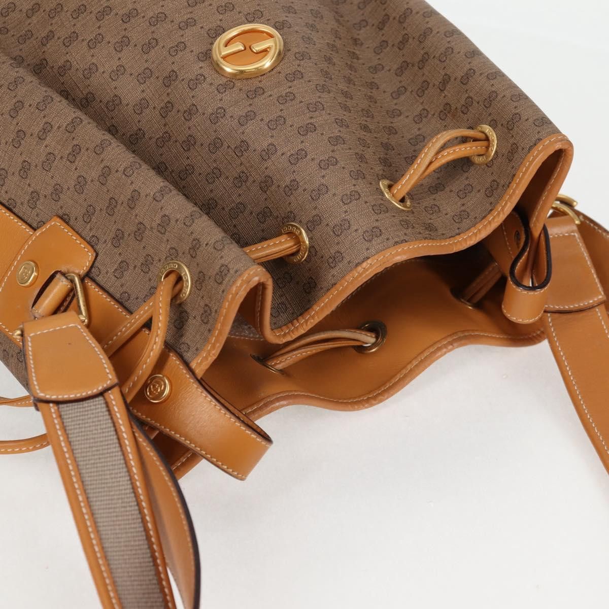 Gucci GUCCI Micro GG Supreme Shoulder Bag Pvc Beige Gold Size ONE SIZE - 6 Thumbnail