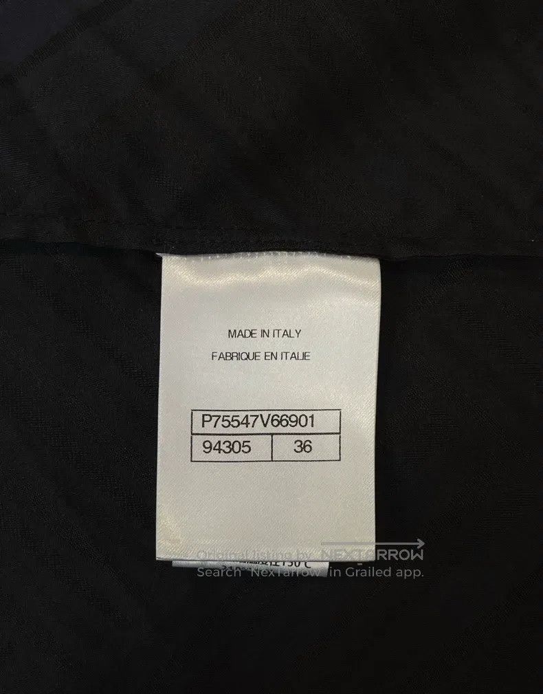 Chanel Chanel Black high-neck single-breasted long-sleeved shirt Size XXS / US 00 / IT 34 - 6 Thumbnail