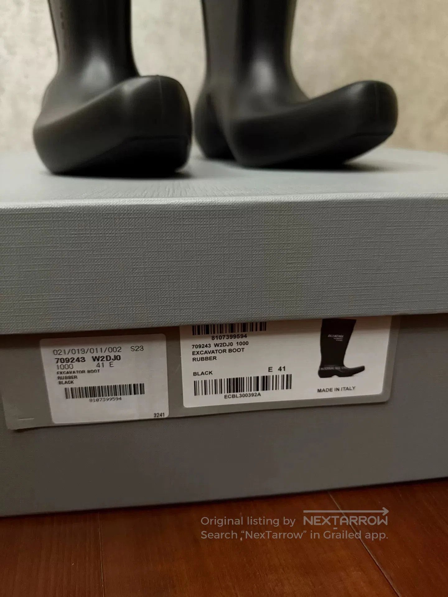 Balenciaga balenciaga rubber high rain boots. Size US 8 / EU 41 - 5 Thumbnail