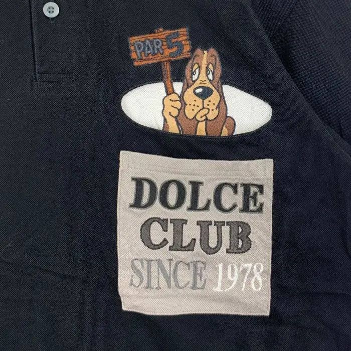 Vintage Vintage DOLCE CLUB DOG 1978 Embroidered Pocket Polo Size M / US 6-8 / IT 42-44 - 7 Thumbnail