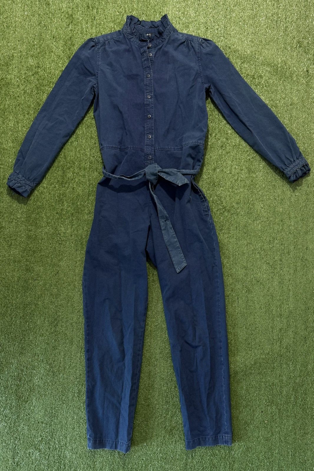A.P.C. A.P.C. Paris Jumpsuit Denim Blue Retro Size 26" / US 2 / IT 38 - 1 Thumbnail