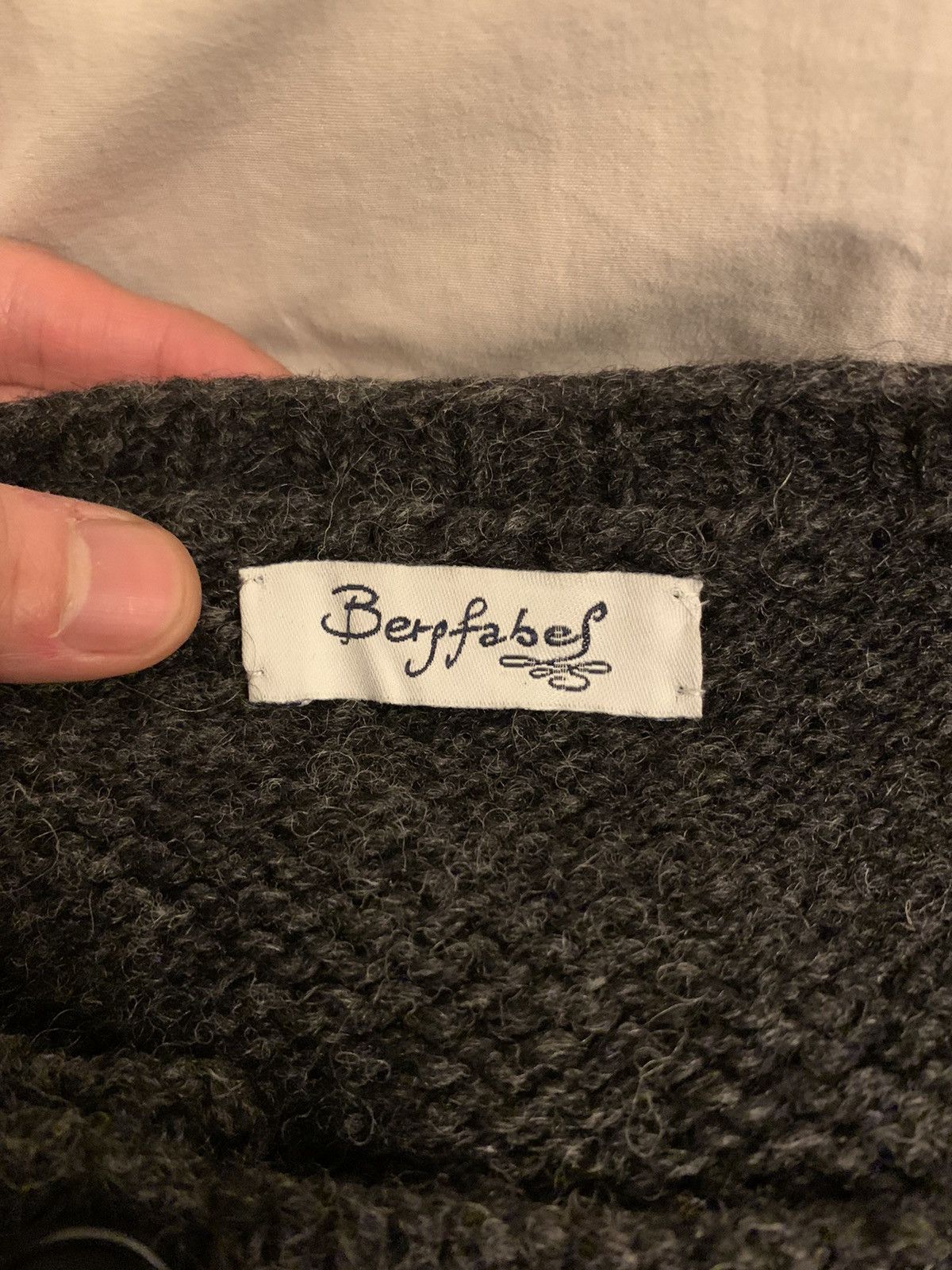 Bergfabel × John Alexander Skelton × Paul Harnden Shoemakers Bergfabel Handspun Wool Sweater Size US S / EU 44-46 / 1 - 7 Thumbnail