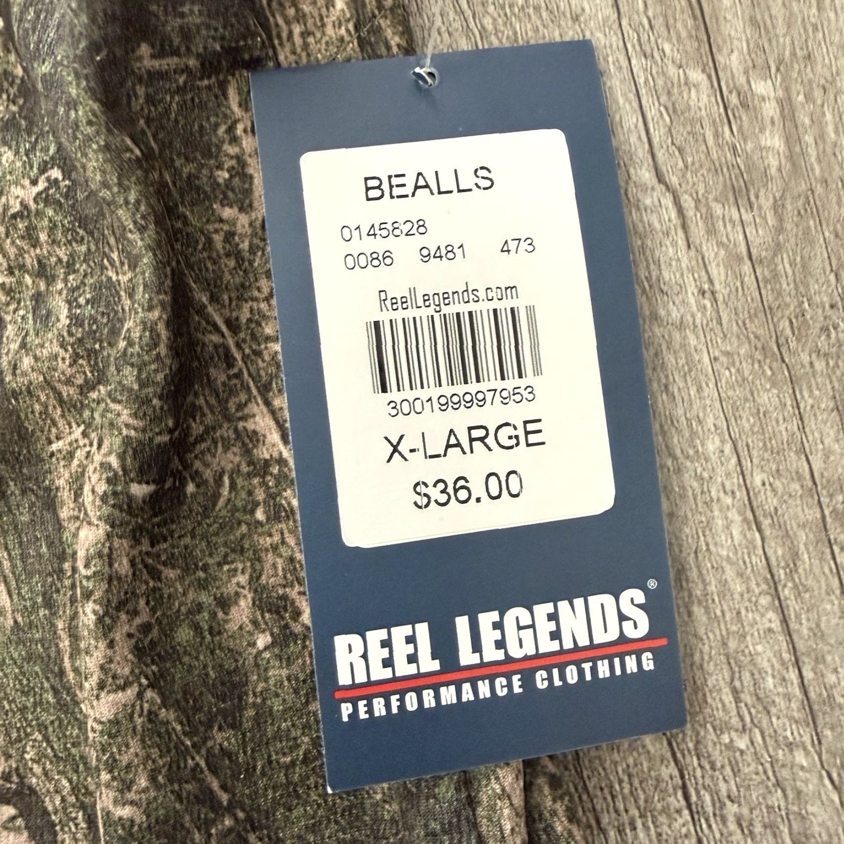 Vintage Reel Legends Freeline Polo Men XL Woodland Performance UPF 30 Wicking Vented NEW Size US XL / EU 56 / 4 - 6 Thumbnail