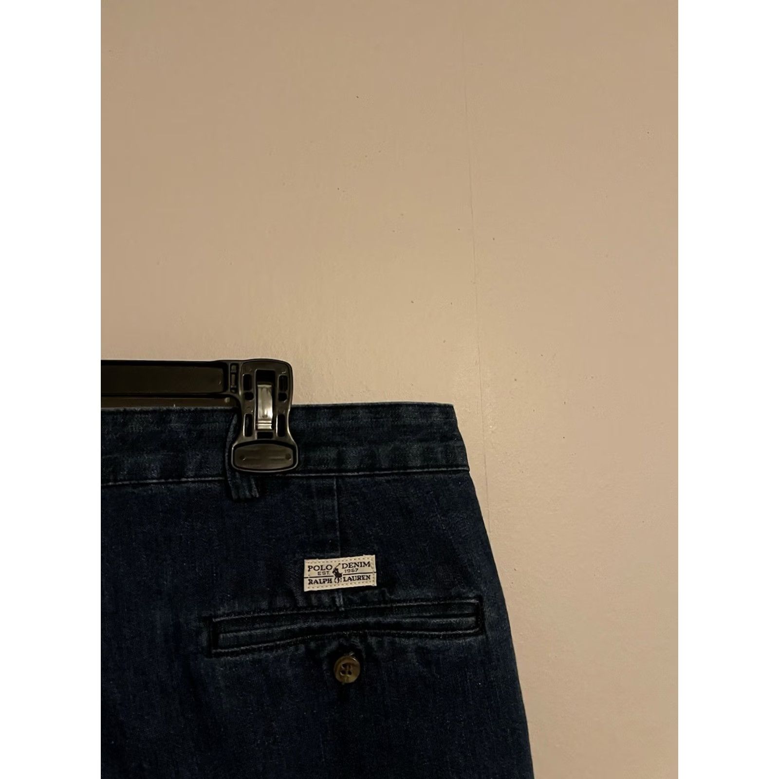 Polo Ralph Lauren VINTAGE Polo Ralph Lauren Denim Jean Pleated Andrew Pants - Men's 42x32 - New Size US XL / EU 56 / 4 - 5 Thumbnail