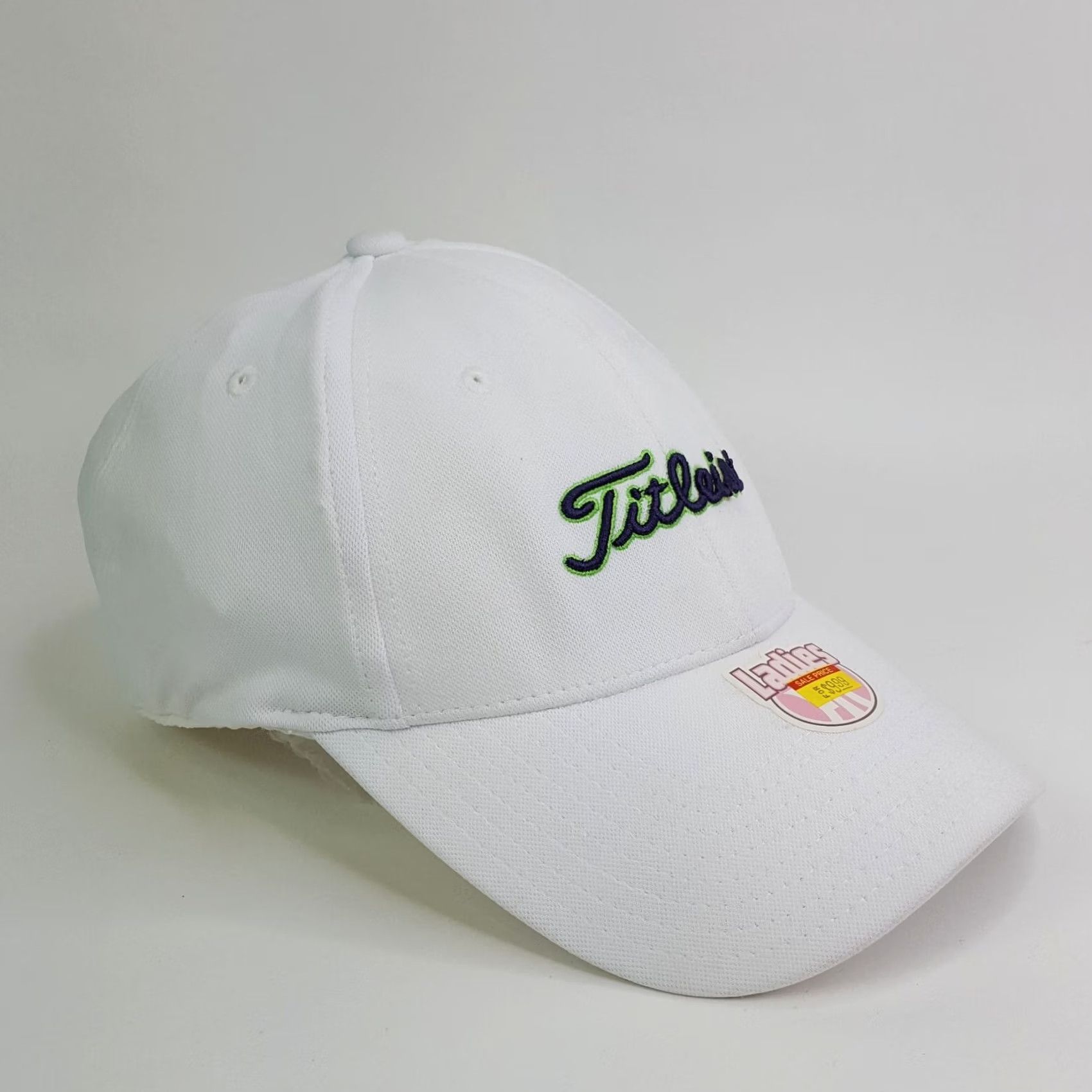 Titleist Titleist Women's White Twill Snapback Adjustable Golf Hat Baseball Cap PGA Size ONE SIZE - 3 Thumbnail