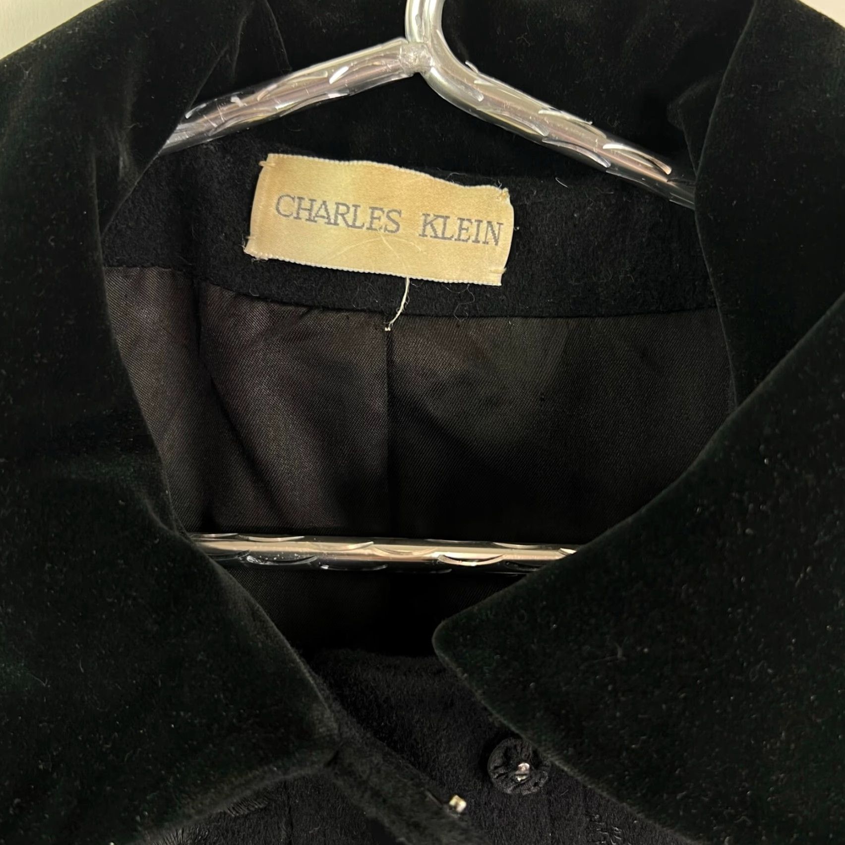 Vintage VINTAGE Forstmann Victorian Wool Jacket Womens XL 1940s Beaded Black Retro Size XL / US 12-14 / IT 48-50 - 6 Thumbnail
