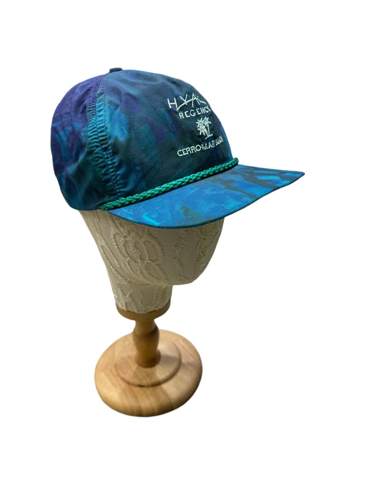 Vintage 1990s HYATT REGENCY HOTEL CERROMAR BEACH NYLON CAP HAT Size ONE SIZE - 2 Thumbnail