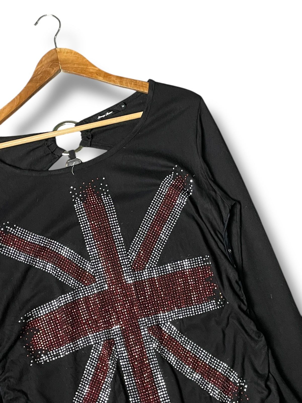 Japanese Brand Vintage Strange Heaven Punk Long Sleeve Shirts (76) Size L / US 10 / IT 46 - 2 Thumbnail
