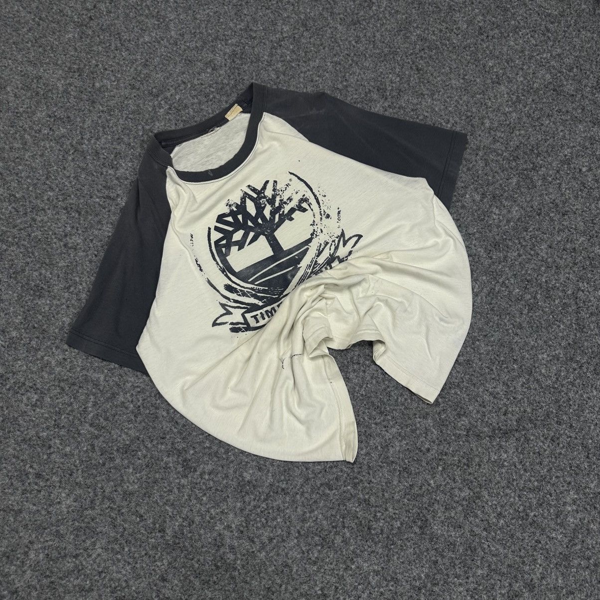 Timberland VTG Adult Timberland T-shirts Big Logo Size L Trashed 00s Size US L / EU 52-54 / 3 - 1 Thumbnail
