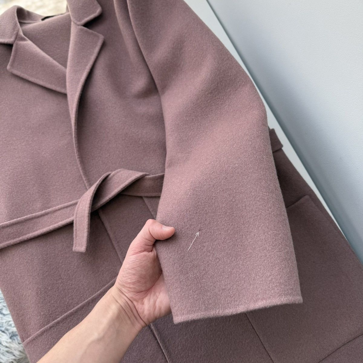 Bottega Veneta Bottega Veneta 100% Cashmere Belted Trench Coat Pink Size S / US 4 / IT 40 - 13 Thumbnail
