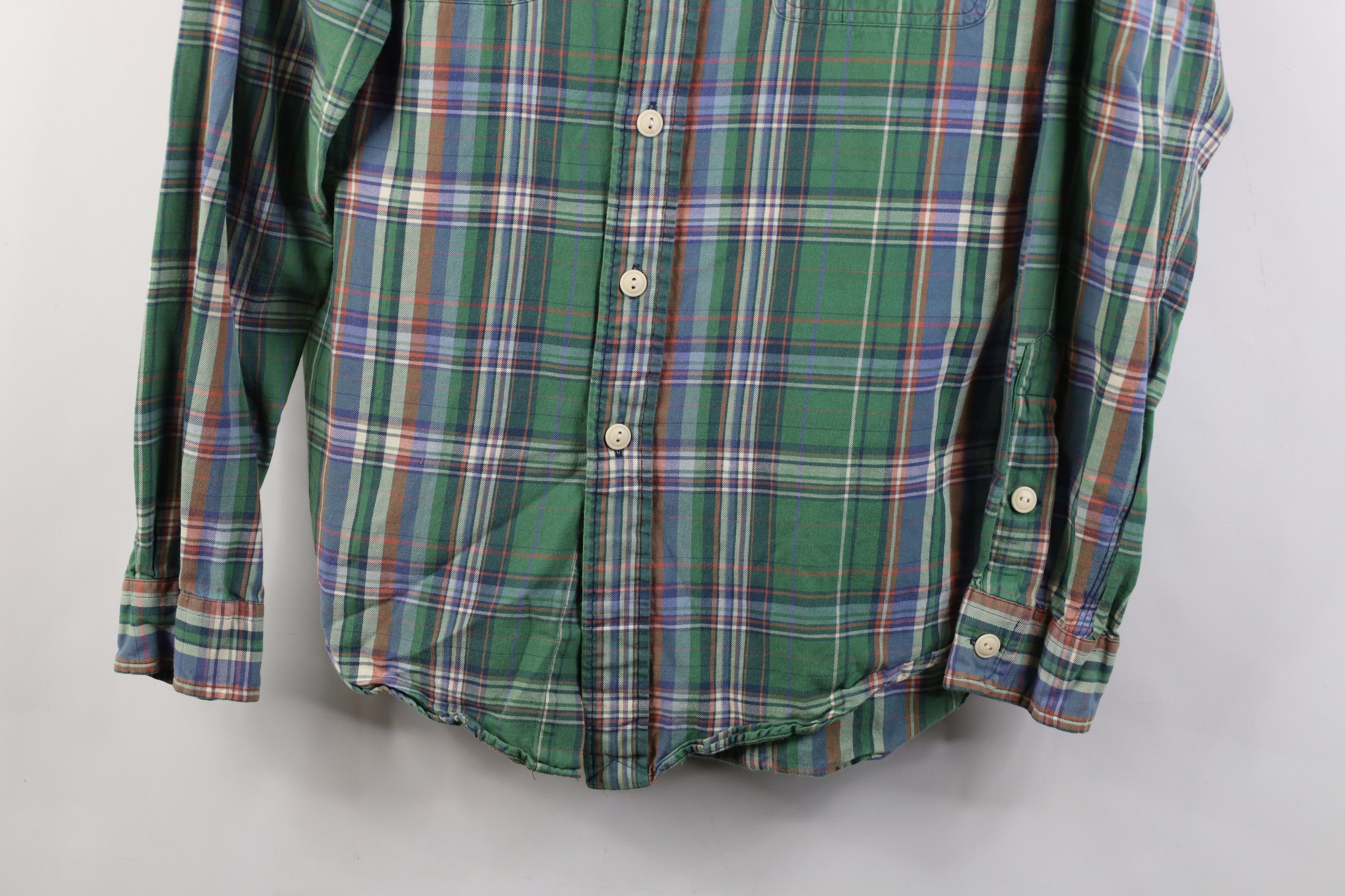 Ralph Lauren Vintage 90s Ralph Lauren Madras Plaid Flannel Button Shirt Size US M / EU 48-50 / 2 - 3 Thumbnail