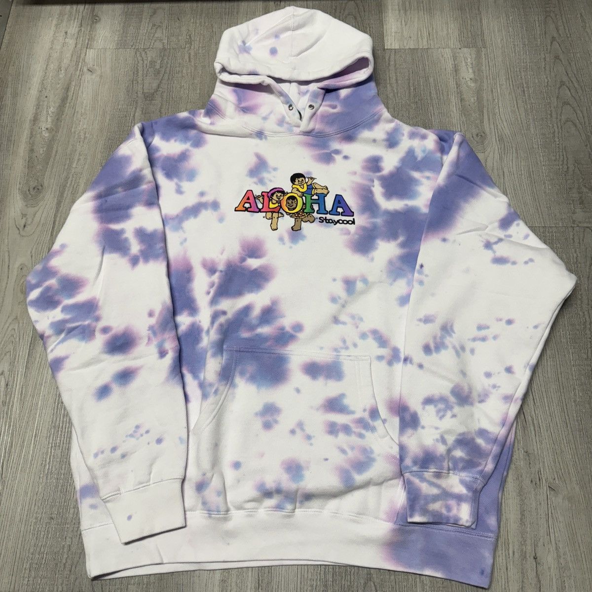 STAYCOOLNYC StayCoolNYC Aloha Tie Dye Hoodie size XL NWT Size US XL / EU 56 / 4 - 1 Thumbnail