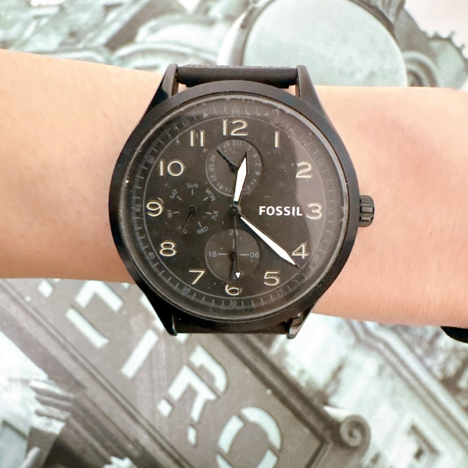 Fossil Fossil BQ2486 Wylie Multifunction Camo Stainless Steel Size ONE SIZE - 6 Thumbnail