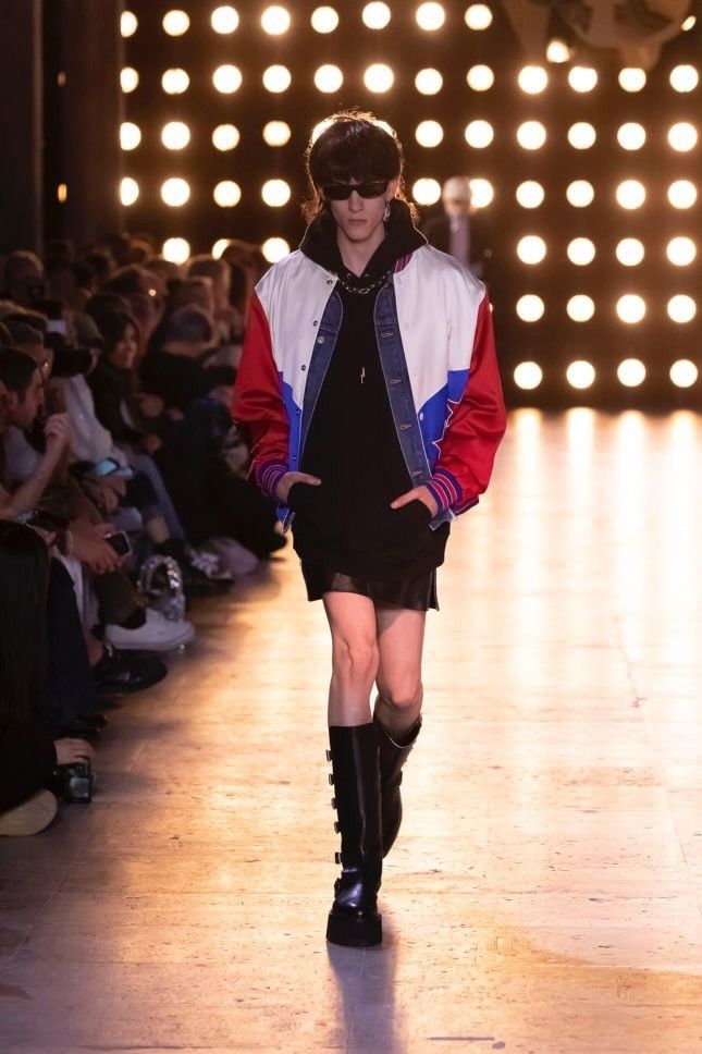 Celine CELINE 23SS HEDI SLIMANE Souvenir Satin Teddy Bomber Jacket Size US L / EU 52-54 / 3 - 2 Thumbnail