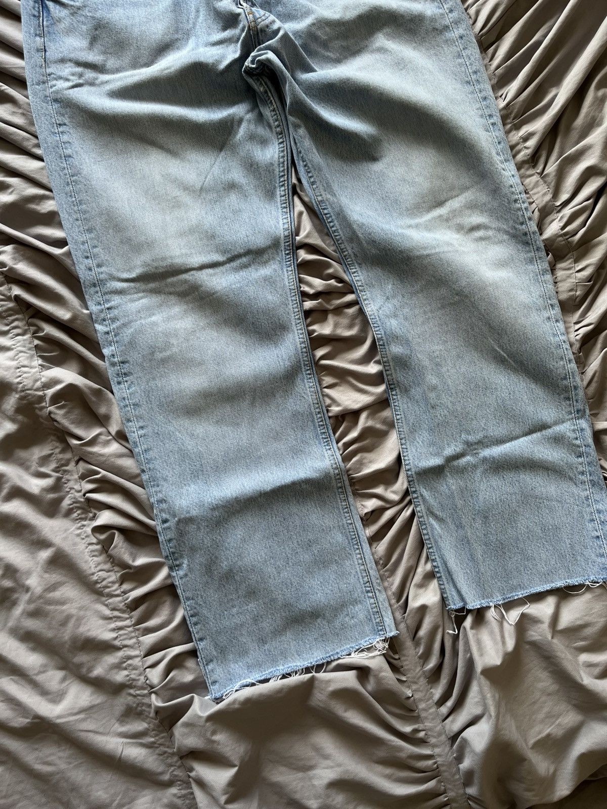 Levi's Vintage Clothing Vintage 90s Levi’s 501 Denim Baggy Wide Jeans Rare Y2K Size US 38 / EU 54 - 3 Thumbnail