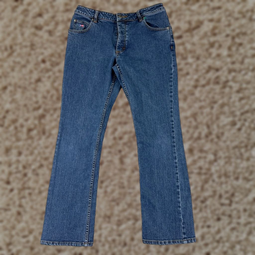 Wrangler VINTAGE Wrangler 20X Jeans Woman Blue Denim Boot Cut 27x30 Cotton Blend Slim Fit 5-Pocket Wrangler 20X Women Jeans Blue Denim Bootcut 27x30 Mens? Size 28" / US 6 / IT 42 - 1 Thumbnail