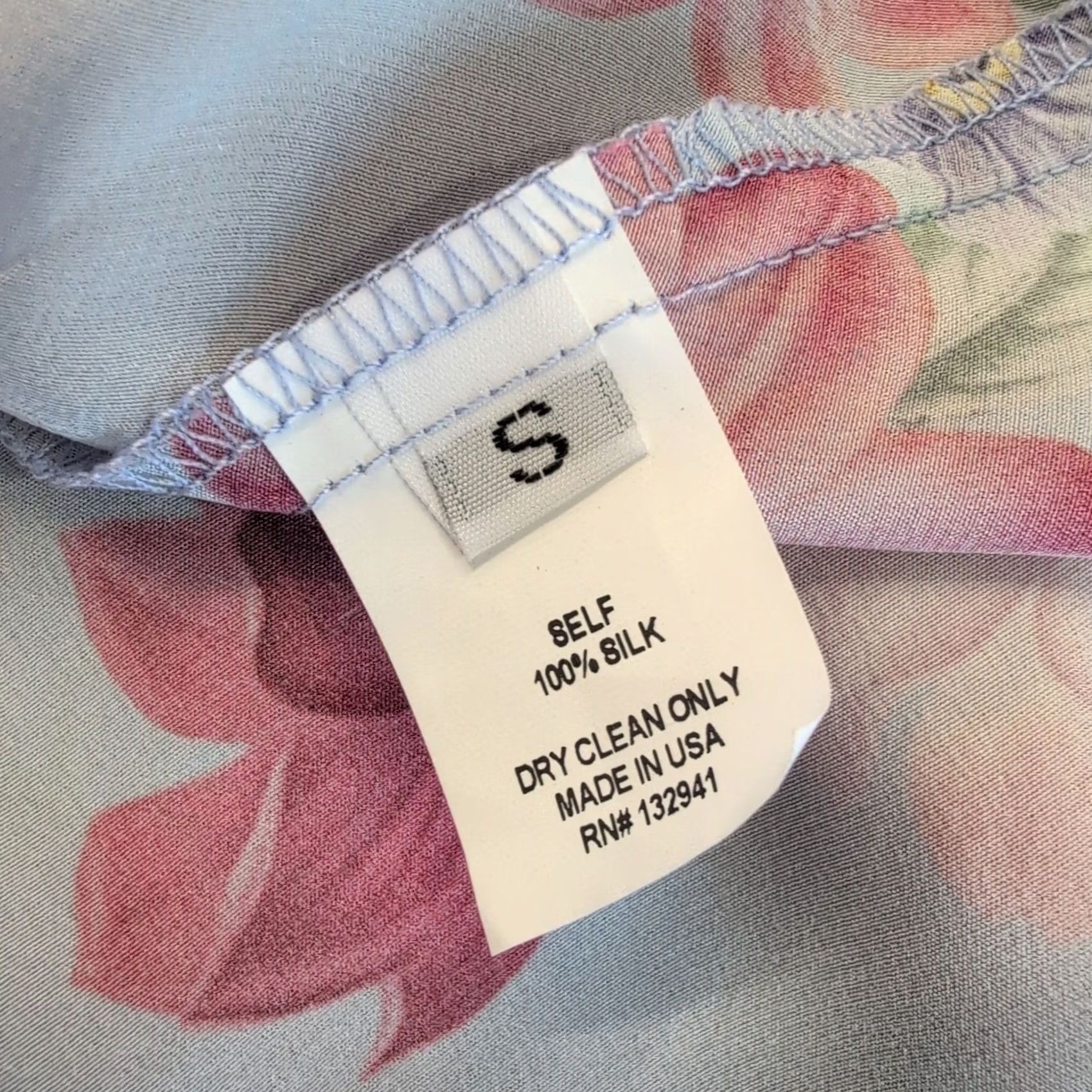Amanda Uprichard Amanda Uprichard Silk Floral Wrap Dress Short S Women Blue Pink Purple 100% Silk EUC Size S / US 4 / IT 40 - 4 Thumbnail