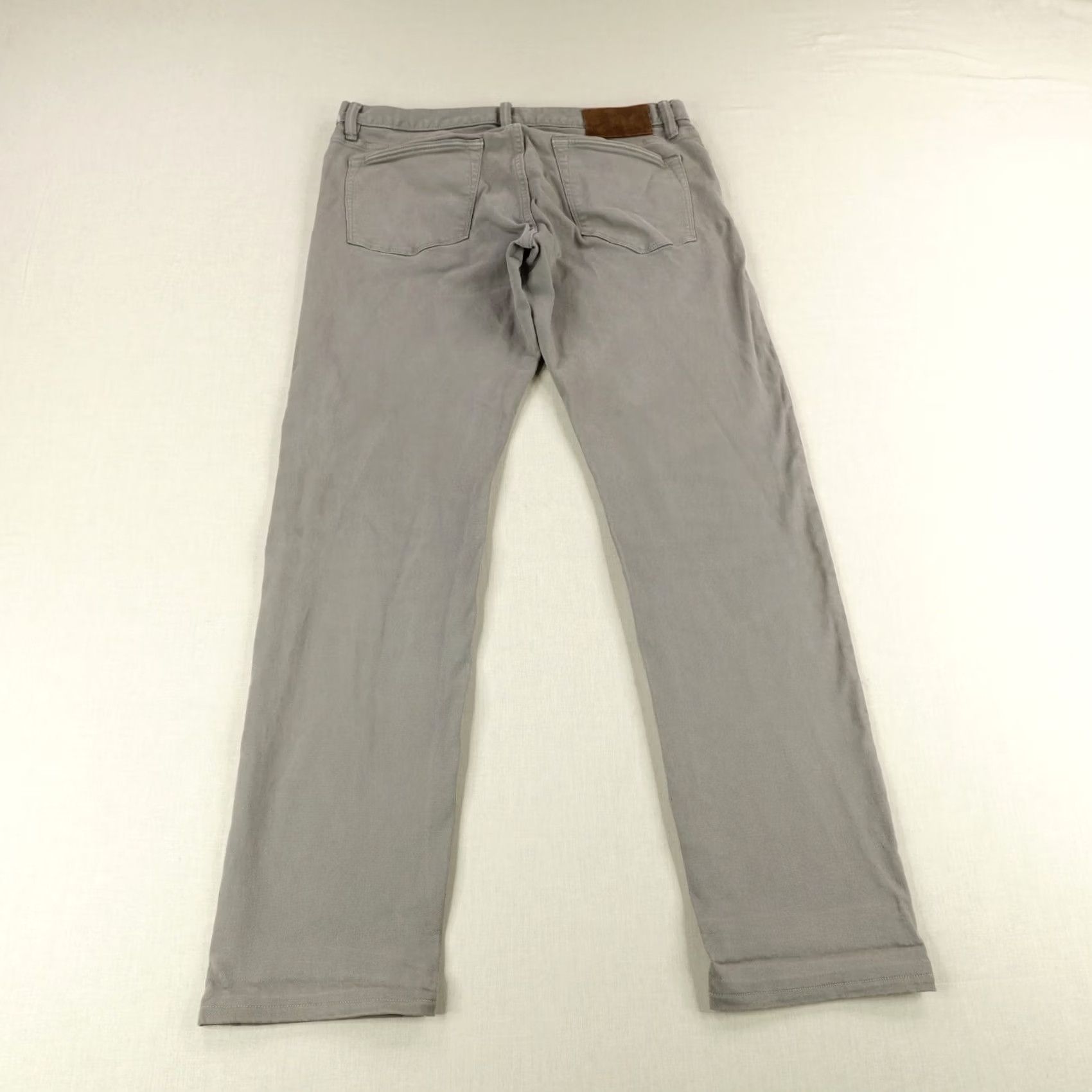 Todd Snyder Todd Snyder Jeans Mens 34x34 Gray Denim Slim Fit Straight Leg Flex Stretch Pants Jeans Size US 34 / EU 50 - 4 Thumbnail