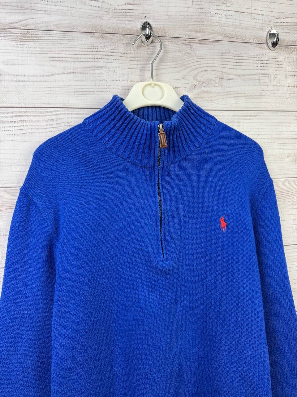 Polo Ralph Lauren Vintage Polo Ralph Lauren 1/3 Zip Sweater Size US L / EU 52-54 / 3 - 2 Thumbnail