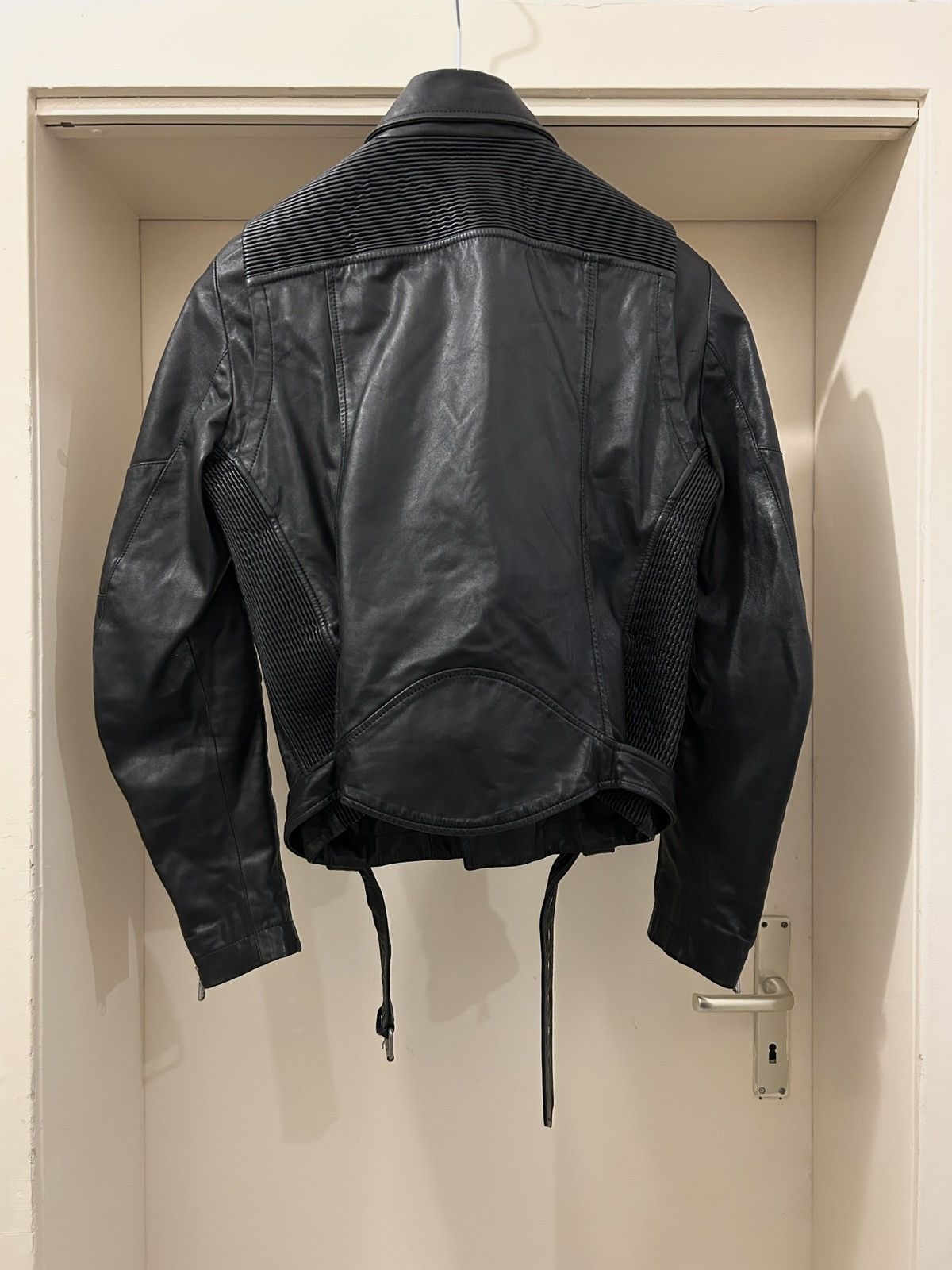 Balmain Balmain 2010s black leather perfecto biker jacket Size US M / EU 48-50 / 2 - 3 Thumbnail