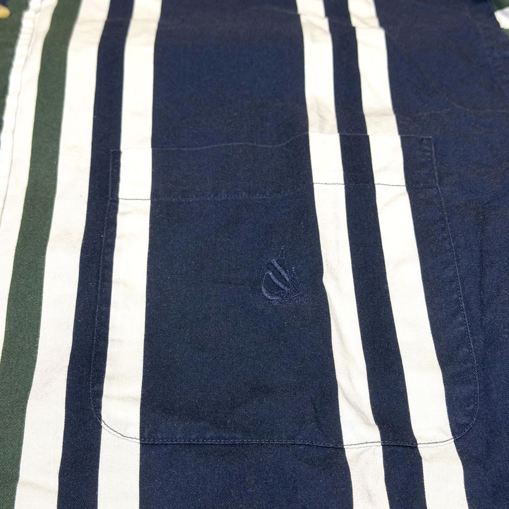 Nautica Nautica Shirt Mens XL Multicolor Vertical Stripe Cotton Button-Up Long Sleeve Size US XL / EU 56 / 4 - 3 Thumbnail
