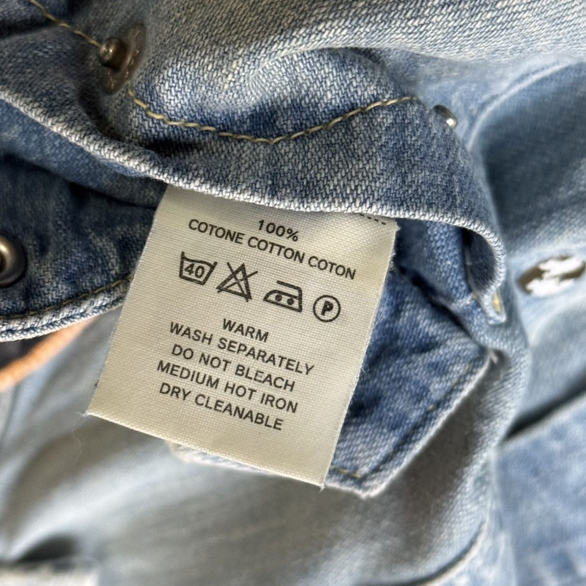 Kapital × Kapital Kountry Kapital Kountry Studed 1of1 BORO Patch Denim Shirts Size US L / EU 52-54 / 3 - 11 Thumbnail