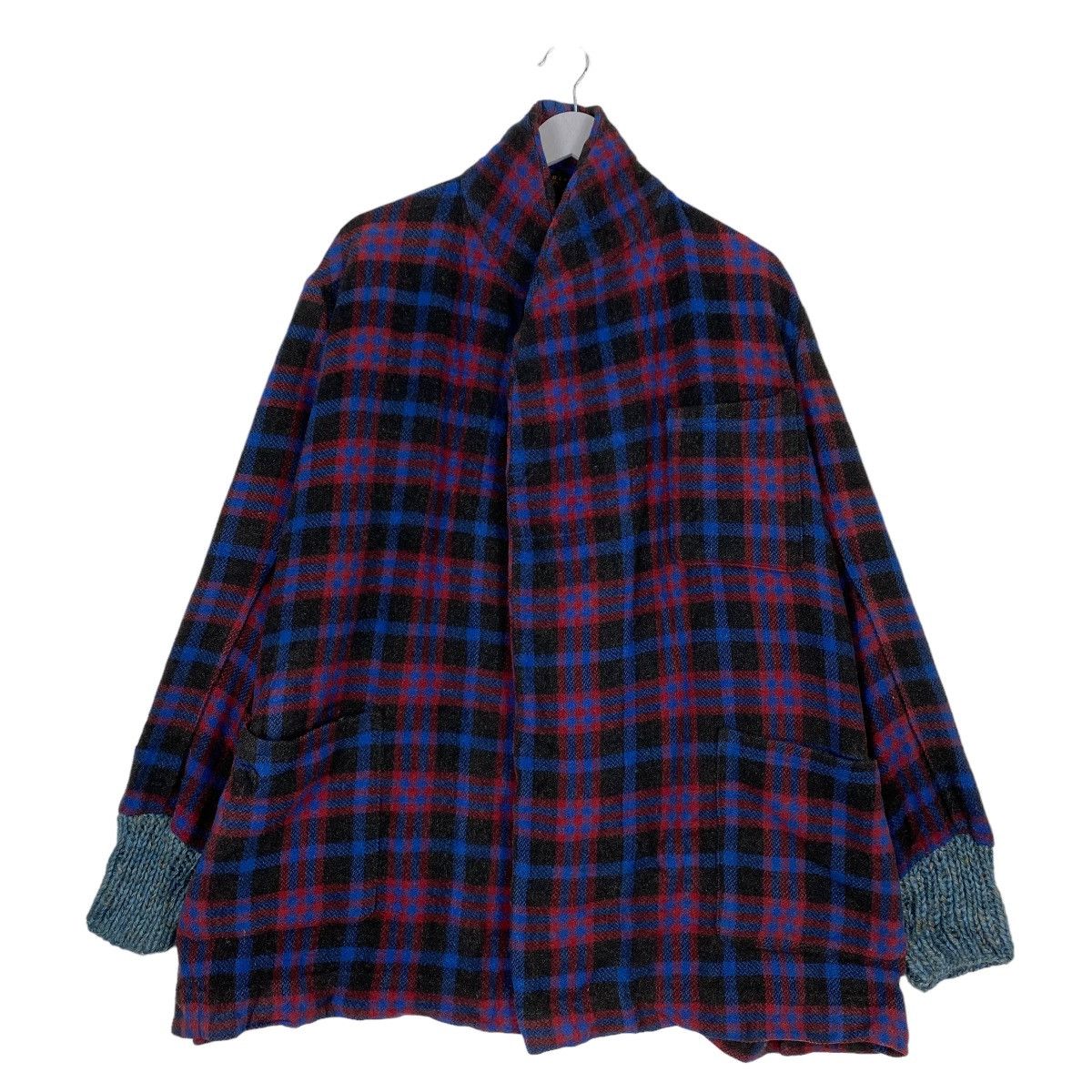 Austin Reed Austin Reed Tartan Design Wool Coat Jacket Size US L / EU 52-54 / 3 - 1 Thumbnail