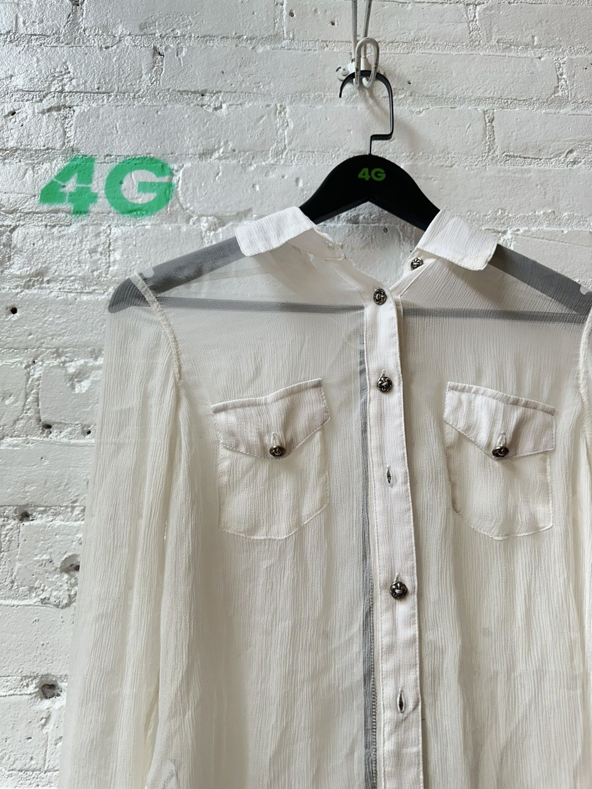 Chrome Hearts CHROME HEARTS CROSS PATCH SILK SHIRT Size US S / EU 44-46 / 1 - 2 Thumbnail