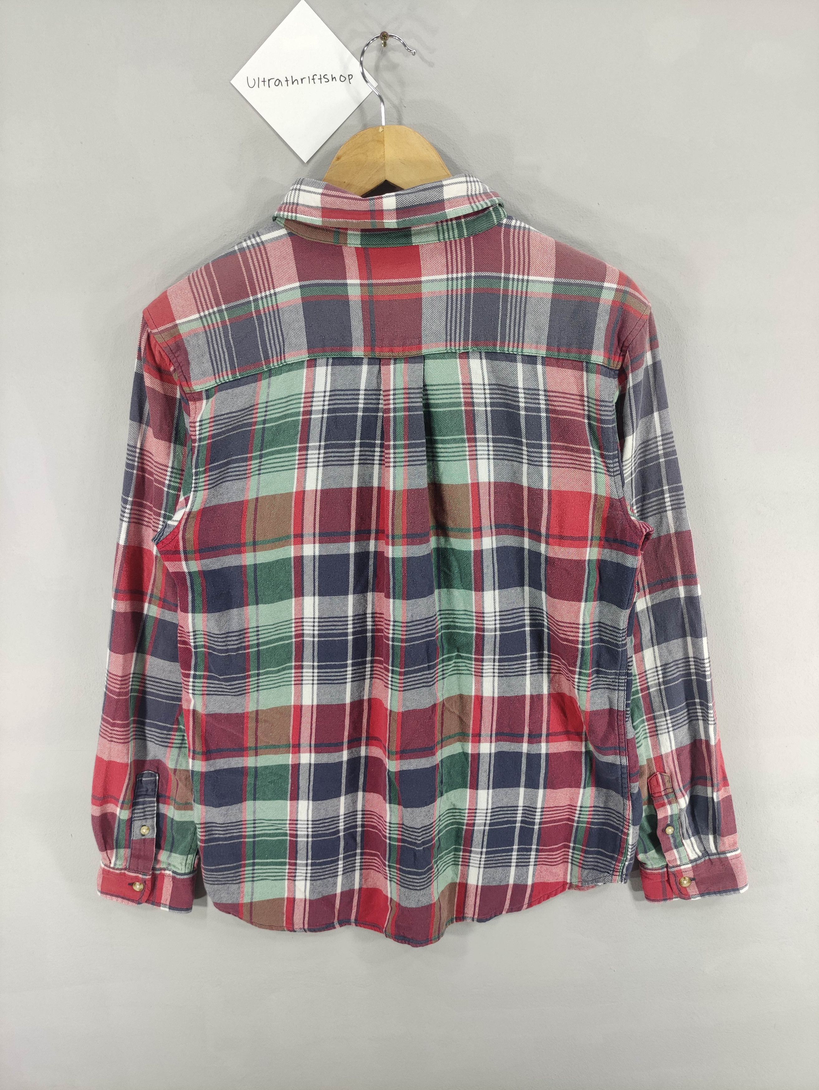 Japanese Brand Vintage Flannel Shirt Button Up Long Sleeve Size US M / EU 48-50 / 2 - 6 Thumbnail