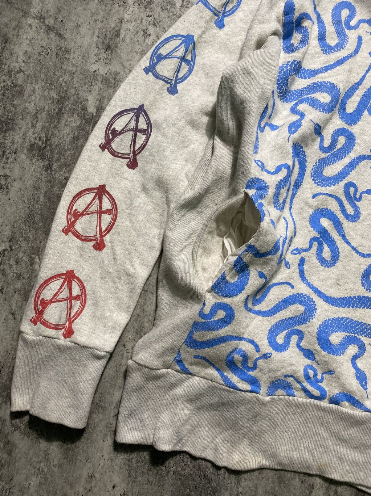 Designer × Japanese Brand × JieDa Jieda Japan Anarchy Snake Hoodie Size US M / EU 48-50 / 2 - 5 Thumbnail