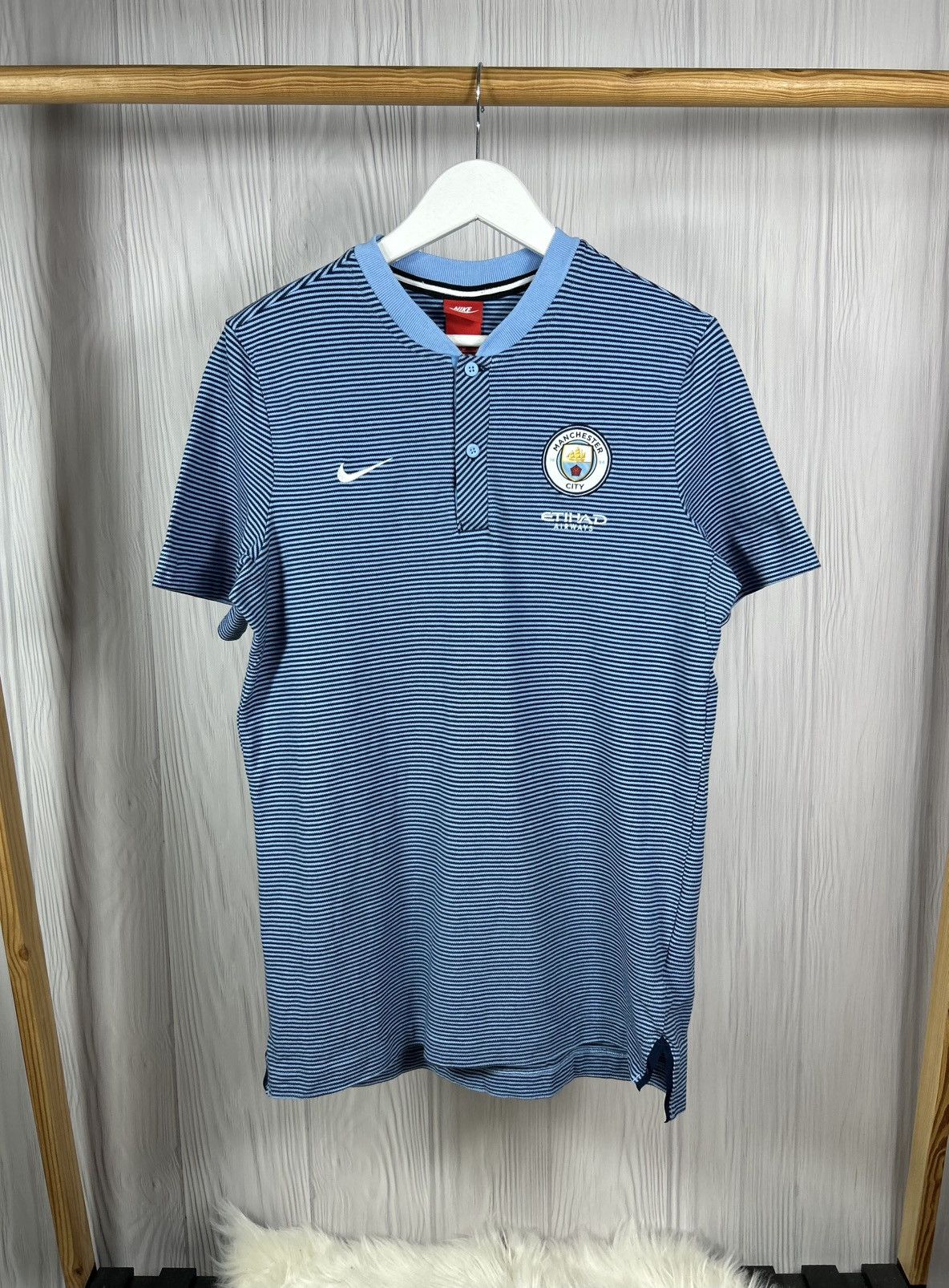 Nike Nike Manchester City Soccer Training Polo Size M Size US M / EU 48-50 / 2 - 1 Thumbnail