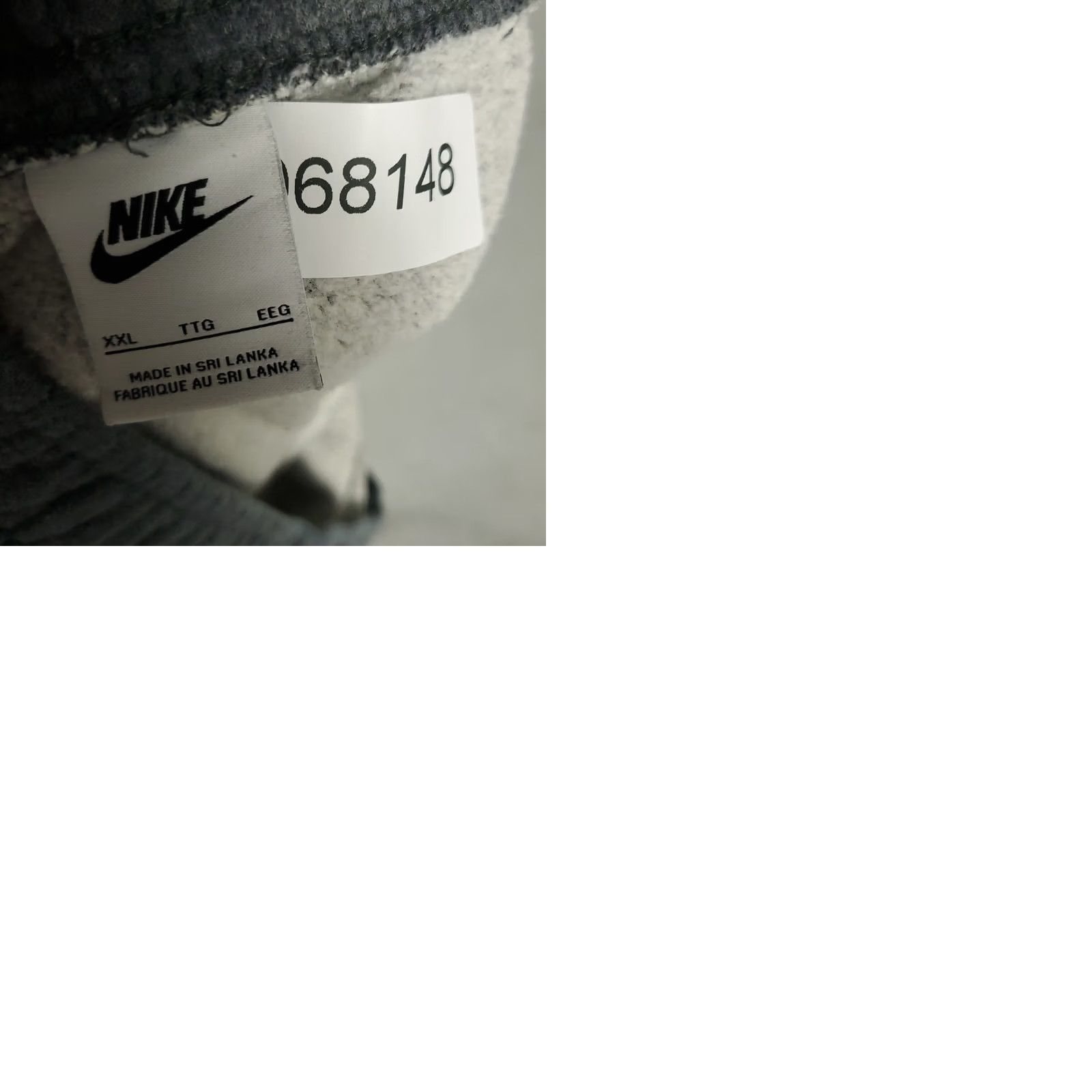 Nike Nike Pants Mens 2XL Gray Fleece Swoosh Joggers Sweatpants Regular Tapered Pockets Size US 39 - 9 Thumbnail