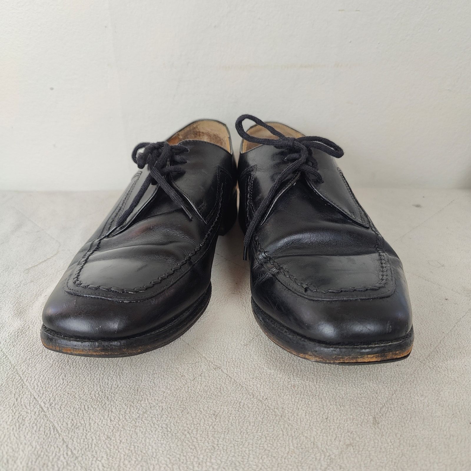 Loake Loake Fontwell U-Tip Oxford Shoes Mens UK 8 US 9 Black Size US 9 / EU 42 - 3 Thumbnail