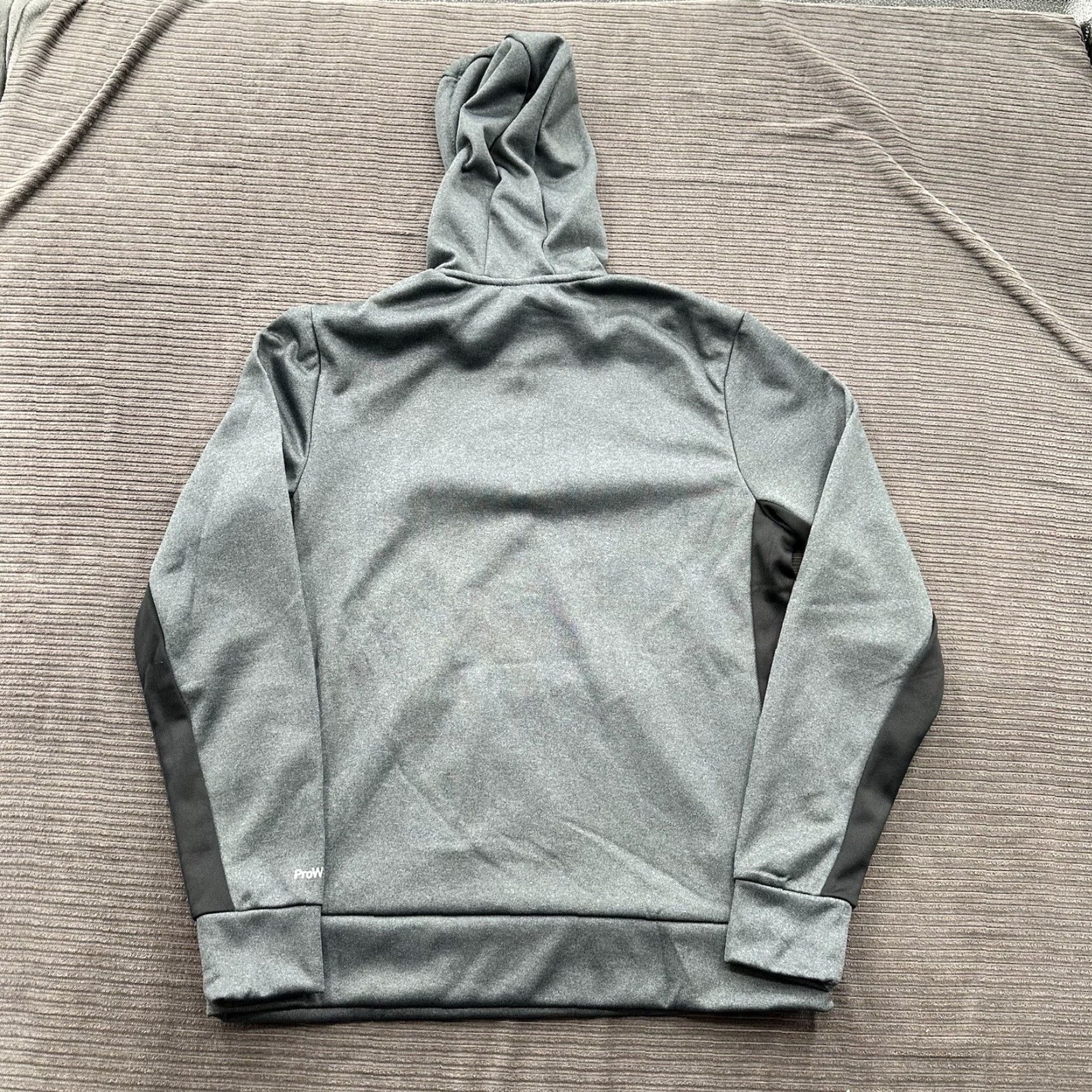 Spyder Spyder Hoodie Men Medium Gray Black Polyester Outdoors Hiking Gym Training Colorblock 1/4 Zip Mock Neck Zipper Logo All Seasons Size US M / EU 48-50 / 2 - 2 Thumbnail