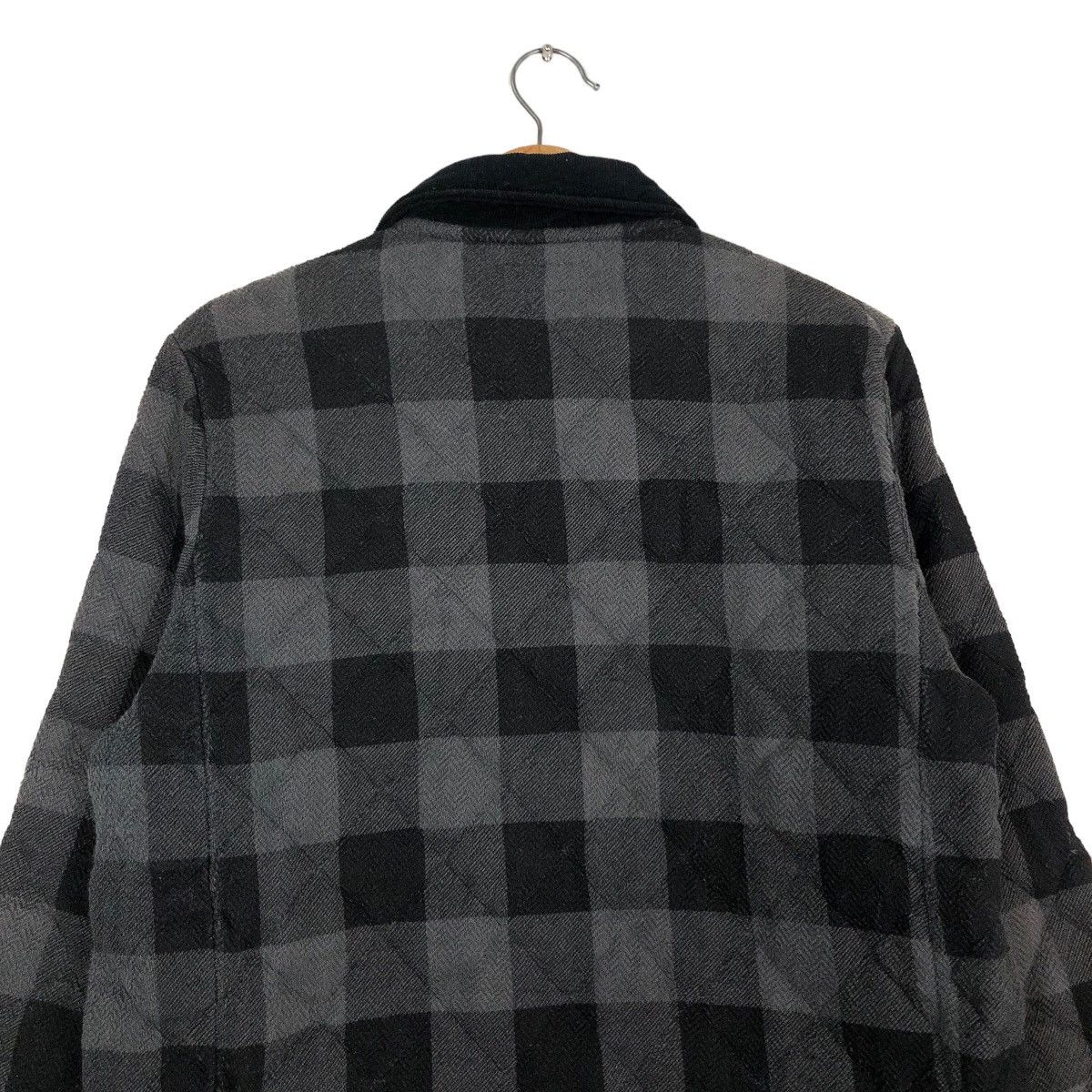 Issey Miyake 🔥Vintage Quilted Button Jacket Global Work Japan Tartan Size US M / EU 48-50 / 2 - 9 Thumbnail
