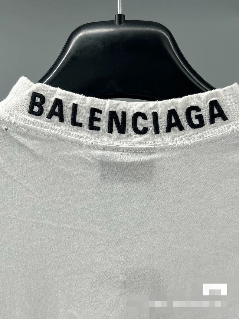 Balenciaga Balenciaga White short sleeve T-shirt Size US L / EU 52-54 / 3 - 4 Thumbnail